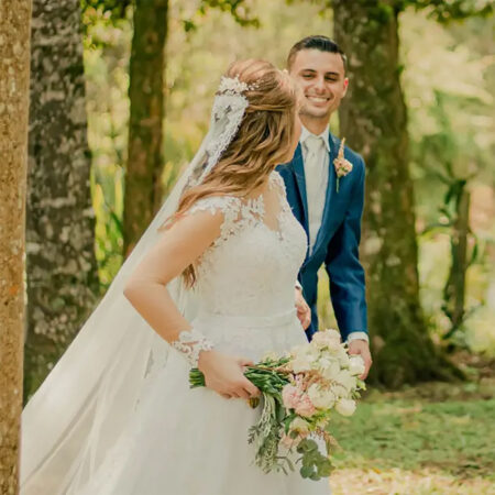 Pente Flores e Pérolas Prata