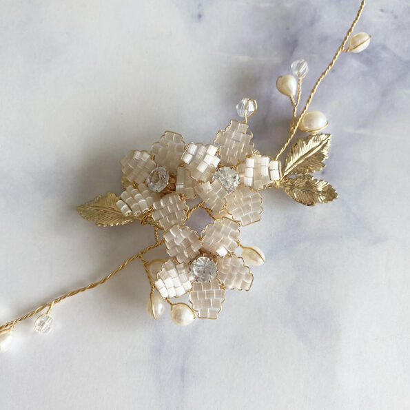 Headband Flores Rosé