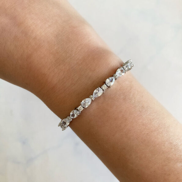 Pulseira Zircônia Ajustável