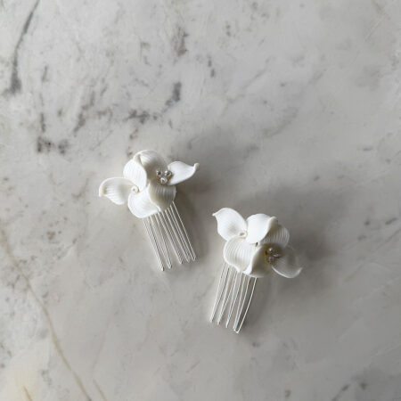 Dupla Enfeites Noiva Floral